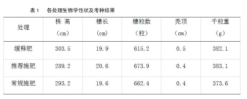 玉米缓释肥在玉米上的作用